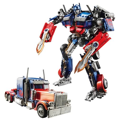 transformers dark of the moon optimus prime figure. Transformers Voyager Battle