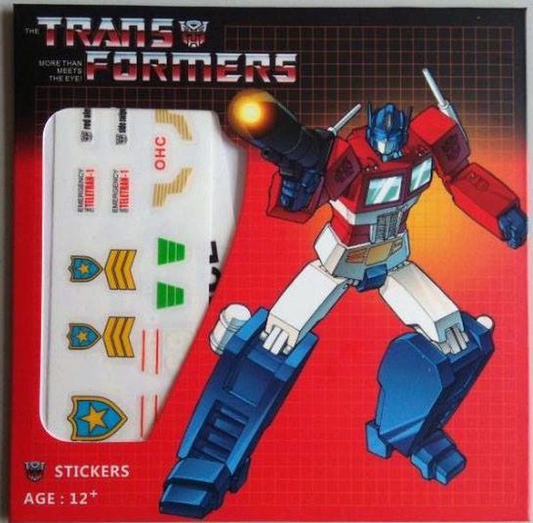 transformers decals for toys