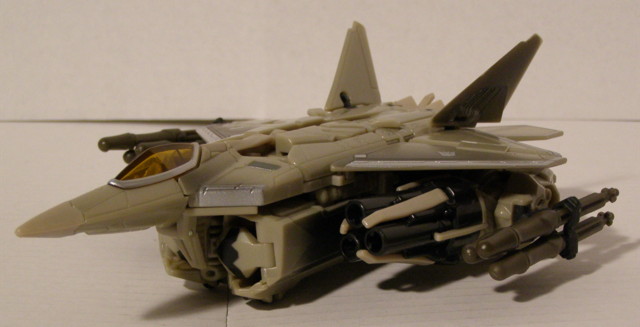 Starscream is perhaps the first public look at the new F22 Raptor military 