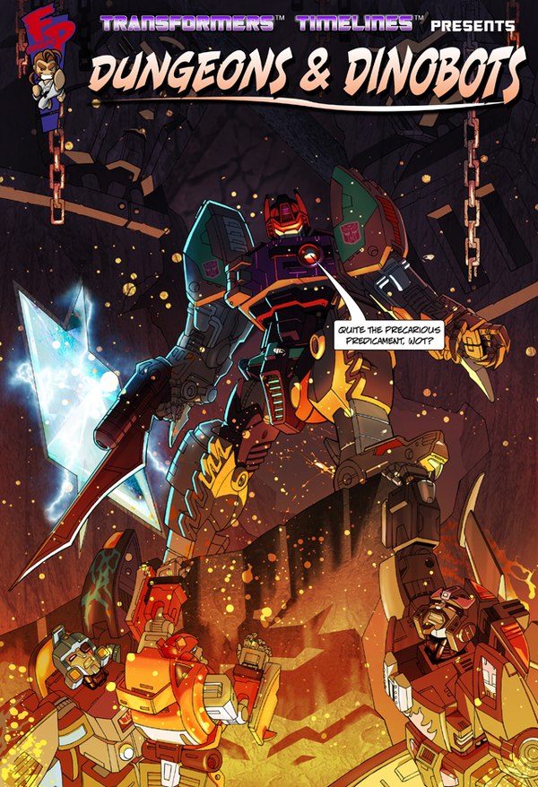 TFCC Dungeons and Dinobots Comic Coming