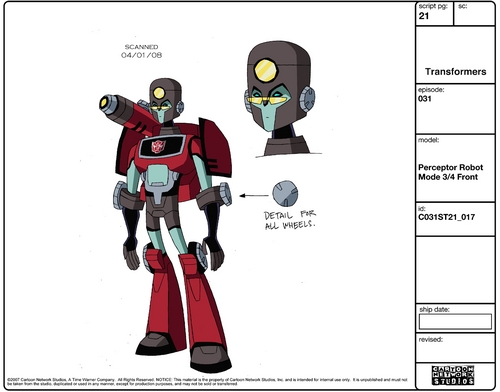 Animated Perceptor Is A Triple-Changer!