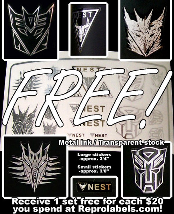 Reprolabels January Update - Free Faction Symbols