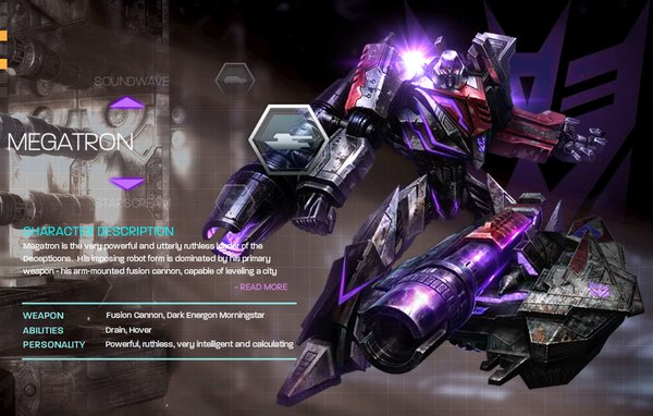 War For Cybertron Character Profiles Released