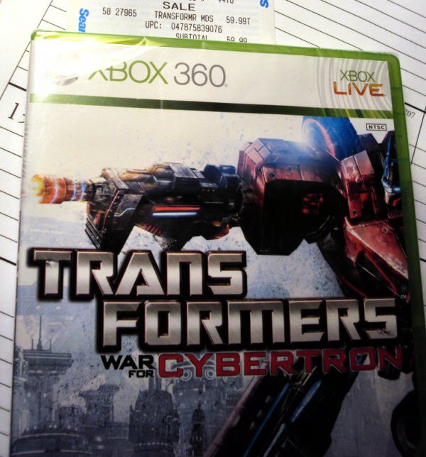 Sears Breaks Street Date and Begins Selling War for Cybertron Video Game?