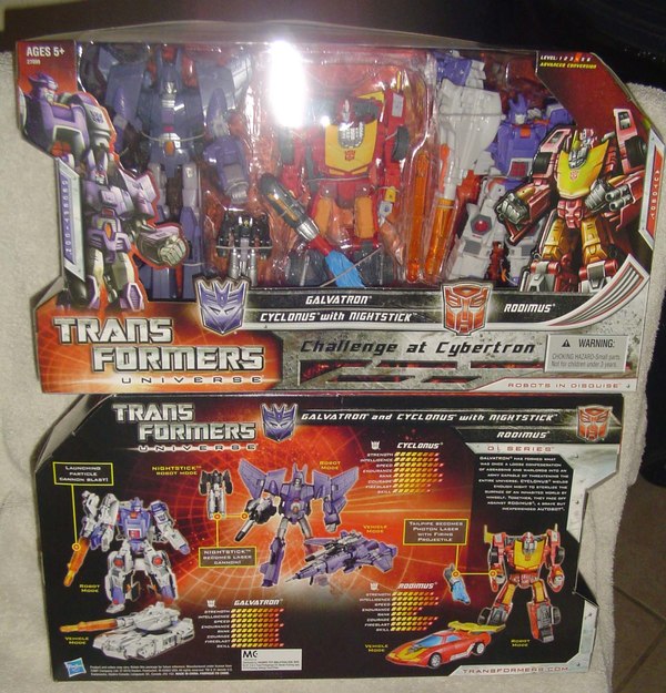 No Challenge at Cybertron 3 Pack for the USA