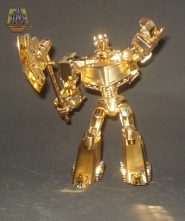 Transformers Animated Optimus Prime Gold Version Lucky Draw Prize