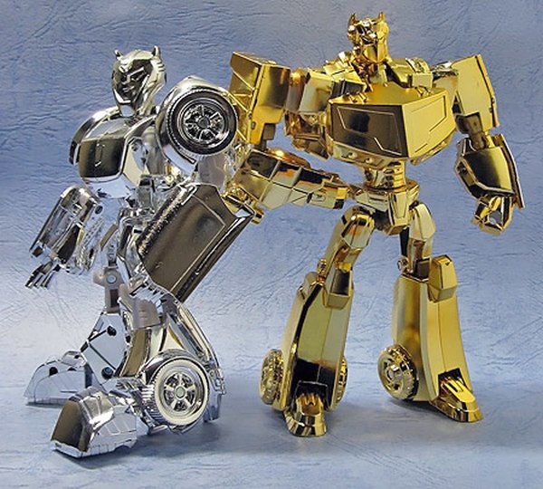 Lucky Draw Silver Animated Bumblebee Out of the Box