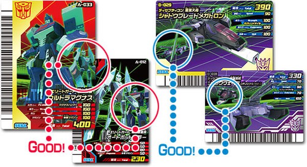 Sega Japan Roll Out Transformers Game Cards Ver. 3.0
