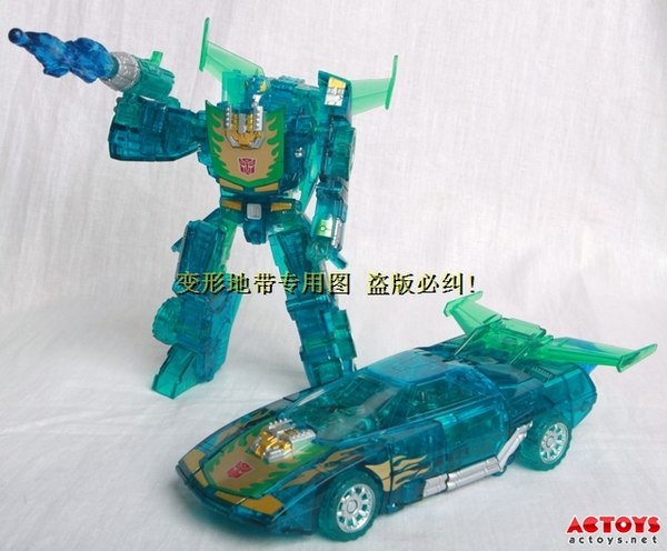 In-Hand Images of United Hot Rodimus e-Hobby Exclusive Clear Version 