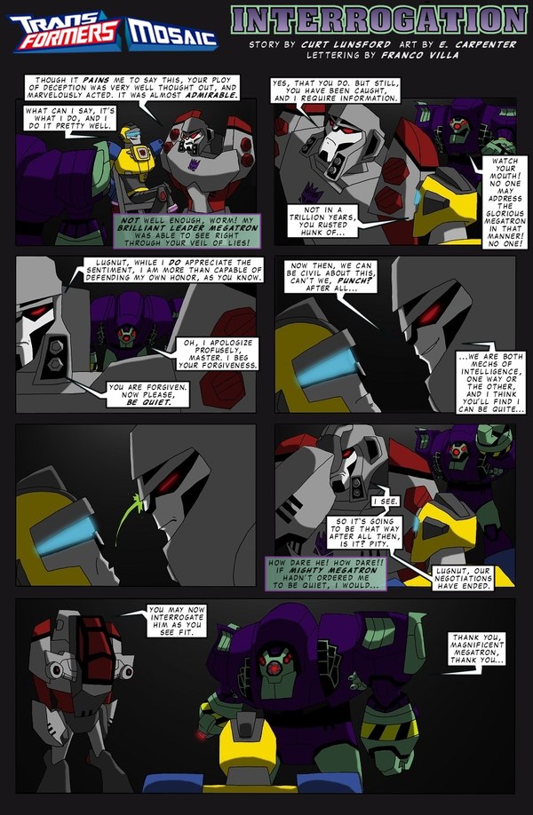 Transformers Mosaic - Interrogation