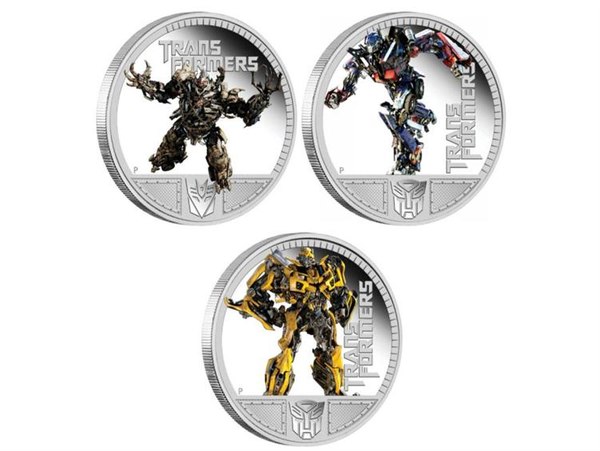 Transformers Dark of the Moon Silver Proof Coins Now Available from The Perth Mint