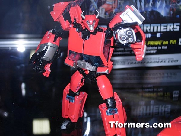 SDCC 2011 - Transformers Prime First Looks - Bulkhead, Cliffjumper, Optimus Prime, Vehicon and Megatron