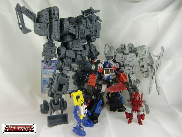 New Looks at MakeToy G2 Optimus Prime Trailer and Sword, Proto Shots of Giant Limbs; Plus We Have Price Points!