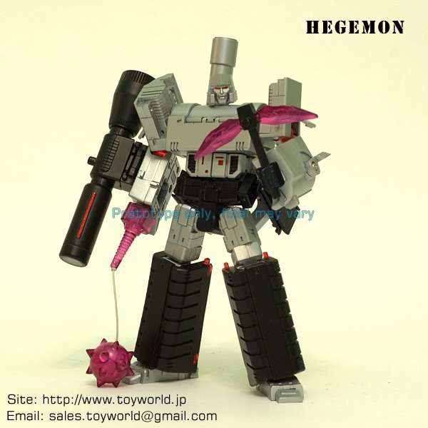 Fully Painted Images of Hegemon Homage to G1 Megatron - Awsum Gun Replica with Accessories