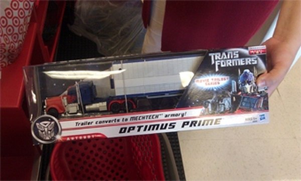Transformers Movie Trilogy Series Optimus Prime with Trailer Spotted in California