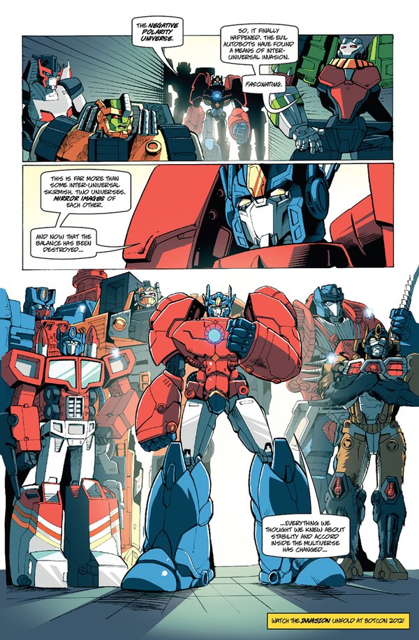 Final Pages BotCon 2012 Exclusive Transformers Timelines Invasion Prologue Comic Book Previewed