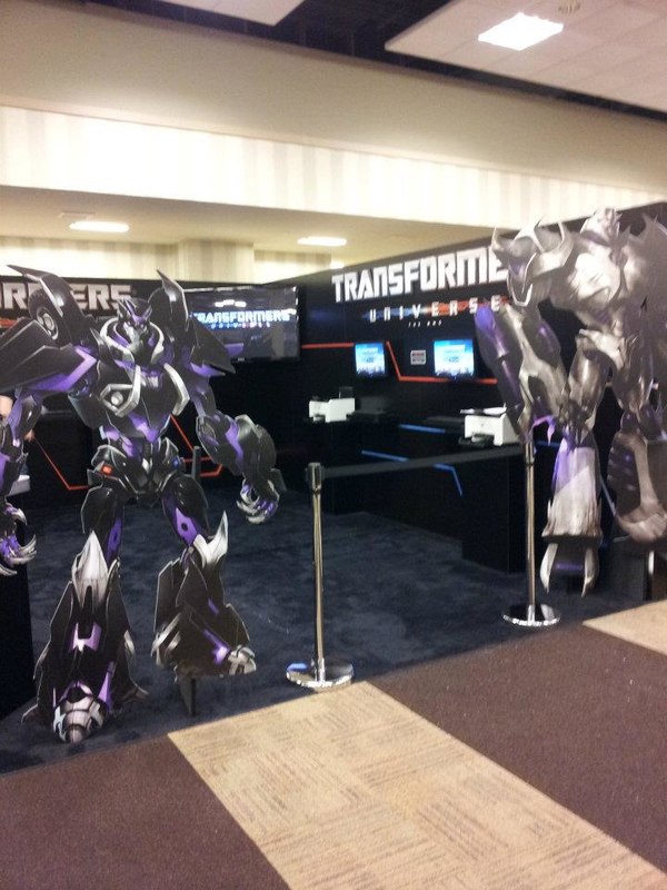 BotCon 2012 - First Look at Transformers Universe Booth - Megatron and Other Prime Characters