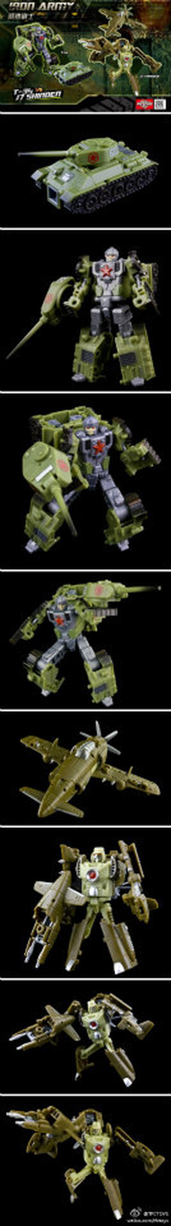 TFC Toys Shows Off Robot Modes of Iron Army, the 3rd Party Power Core Combiners Limbs