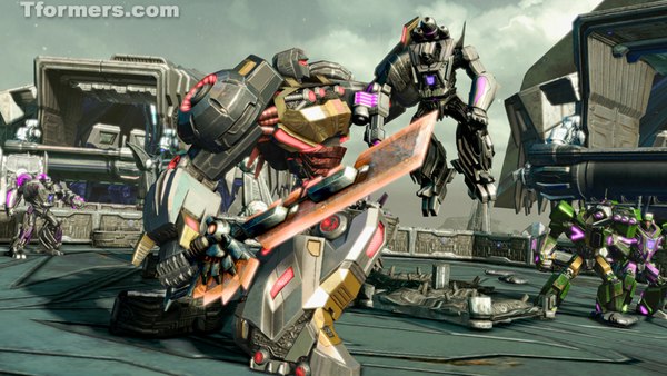SDCC 2012 - Transformers Fall of Cybertron Multiplayer Videos, Dinobots Part of Multiplayer Experience