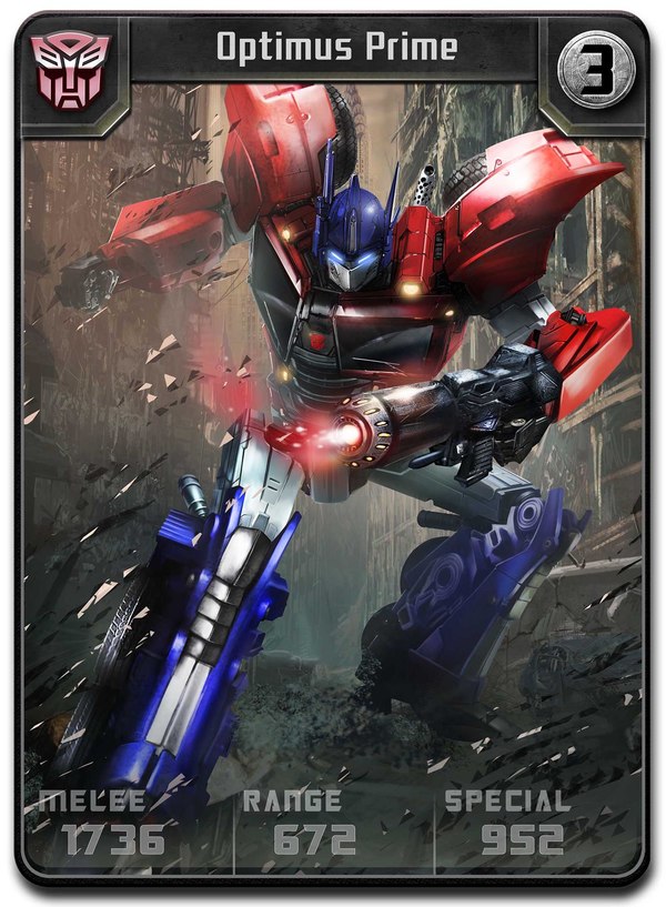 Transformers Battle Game Goes Mobile with Trading Card Type Play for iPhone, iPad and Android