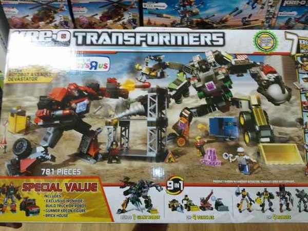 Transformers Exclusive Kre-O Ultimate Devastator with Bonus Figures Set Available at Toys R Us  