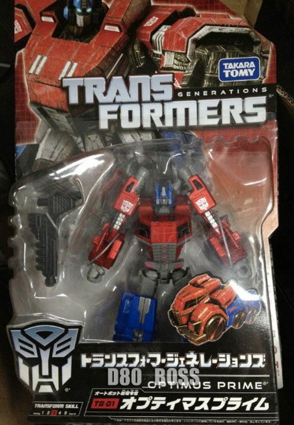 Takara Tomy Transformers Generations TG-01 Optimus Prime and TG-02 Jazz Card Images