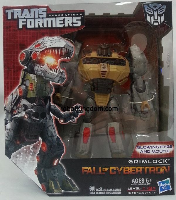 Transformers Generations Grimlock and Blaster In-Package Images