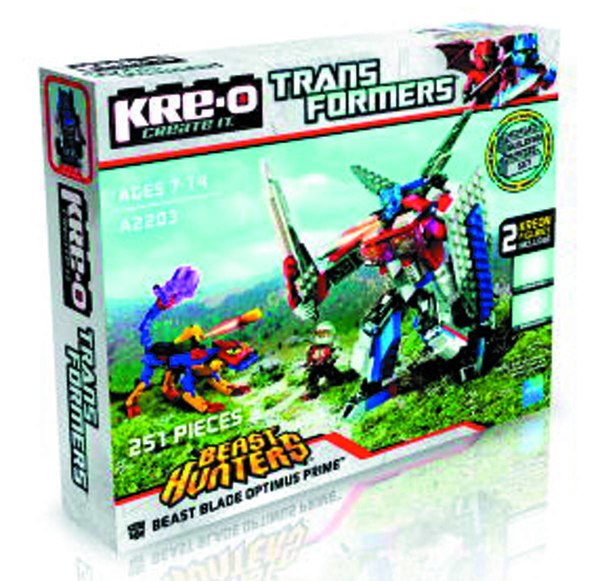 KRE-O Transformers Prime Beast Hunters New In-Box Images -  Beast Blade Optimus Prime, Ripclaw Strike, More
