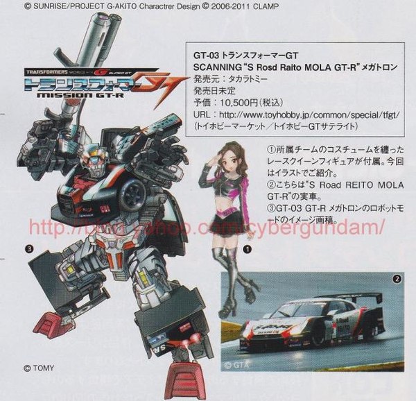 Transformers Alternity GTR Megatron Revealed with S Road Reito Mola GT-R Racer Alt Mode