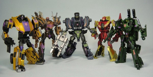 Takara Tomy Edition Generations: Fall of Cybertron Combaticons Images Show Game Colors Figures