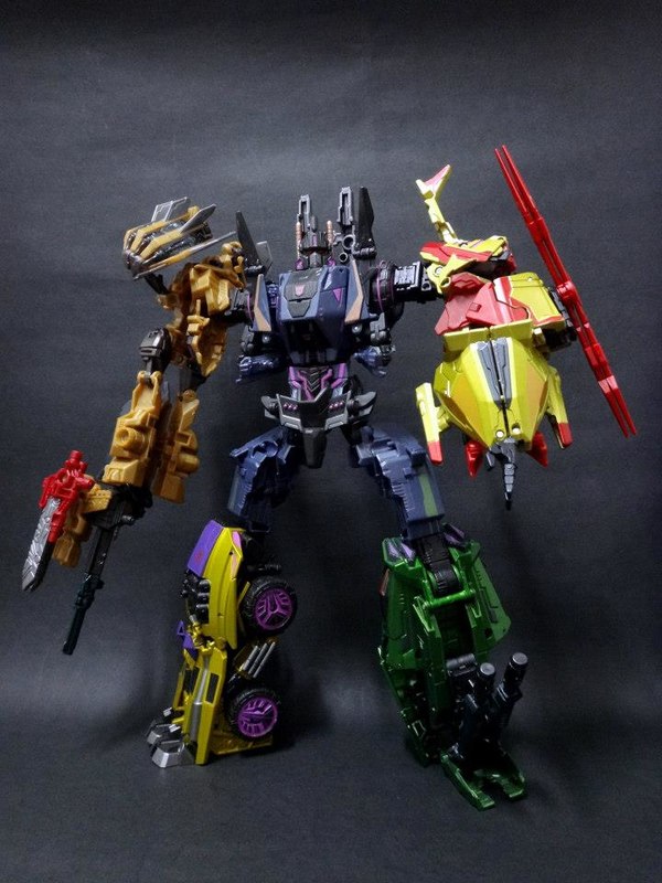 Takara Tomy Fall of Cybertron Bruticus & Combaticons Hi-Res Images of Game Colors Transformers 