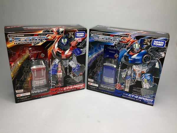 Transformers Super GT Optimus Prime and Star Saber Figures In Box Image