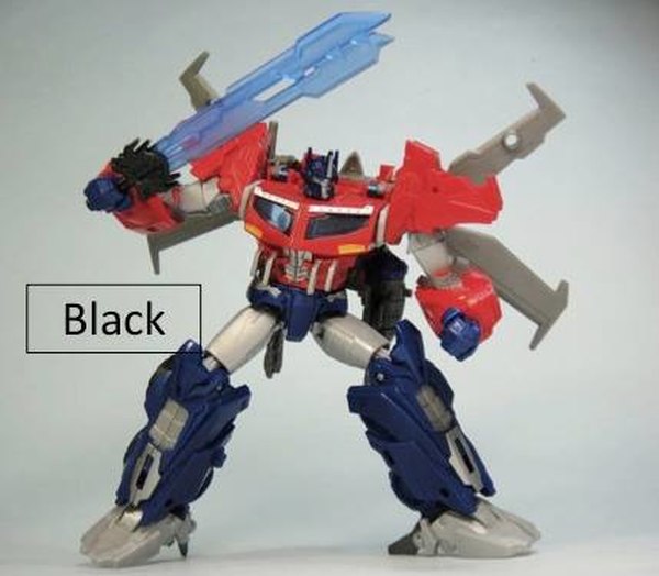 Transformers Go! Black Hunter Optimus Prime,  Ninja Team, Samurai Team Exclusives From Takara Tomy