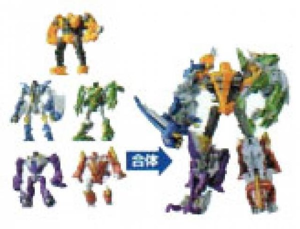 Transformers Go! Abominus Combiner Image Shows Colors of Takara Tomy Edition