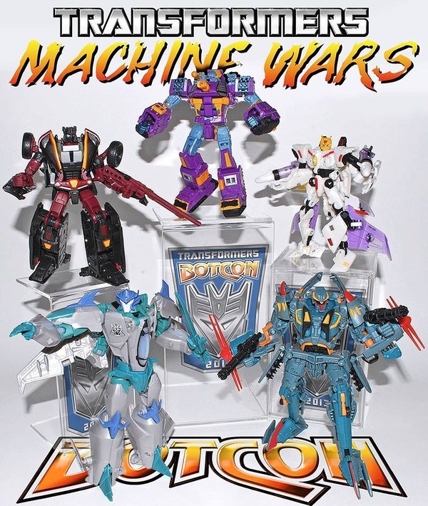 BotCon 2013 - Transformers Machine Wars Termination Exclusive Action Figures Preview