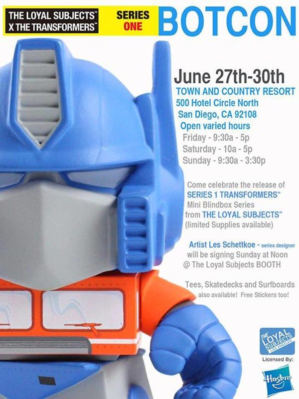 BotCon 2013 - Loyal Subjects Transformers G1 Series 1 Toys and Designer Les Schettkoe to Appear