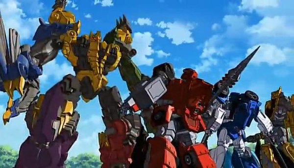 Transformers Go! Episode 01  Cubed Combination! Swordbot - Samurai! Video