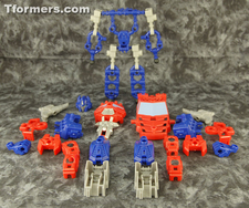 Transformers Construct-A-Bots Optimus Prime vs Megatron Construction Set 135 PC 