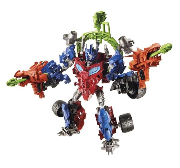 Official Images of Transformers Construct-Bots Elite Class Skystalker, Shockwave, Beast Hunter Optimus Prime. 