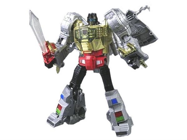 Transformers MP-08 Masterpiece Grimlock Reissue with Crown Coin and Flame Sword