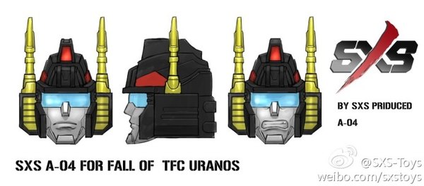 SXS A-04 Concept Design Images of Replacement Head for TFC Toys Uranos 