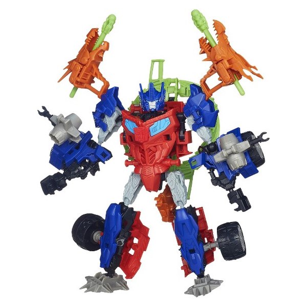 Transformers Prime Beast Hunters Construct Bots Elite Class Wave 1 Optimus Prime, Shockwave, Sky Stalker