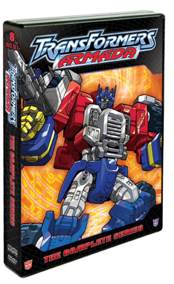 Transformers Armada The Complete Series DVD 8 Collection Cover and Details from Shout! Factory
