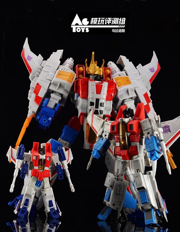 Transformers Year of the Horse Starscream New In-Hand Comparison Images With Other Figures