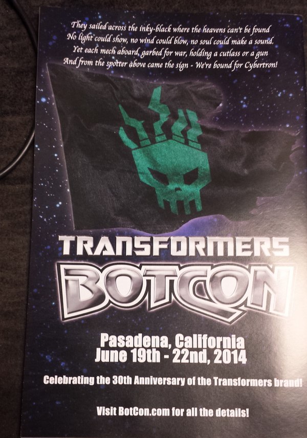 Transformers Botcon 2014 Convention Pirates Versus Who? - Dual Faction Theme Revealed?