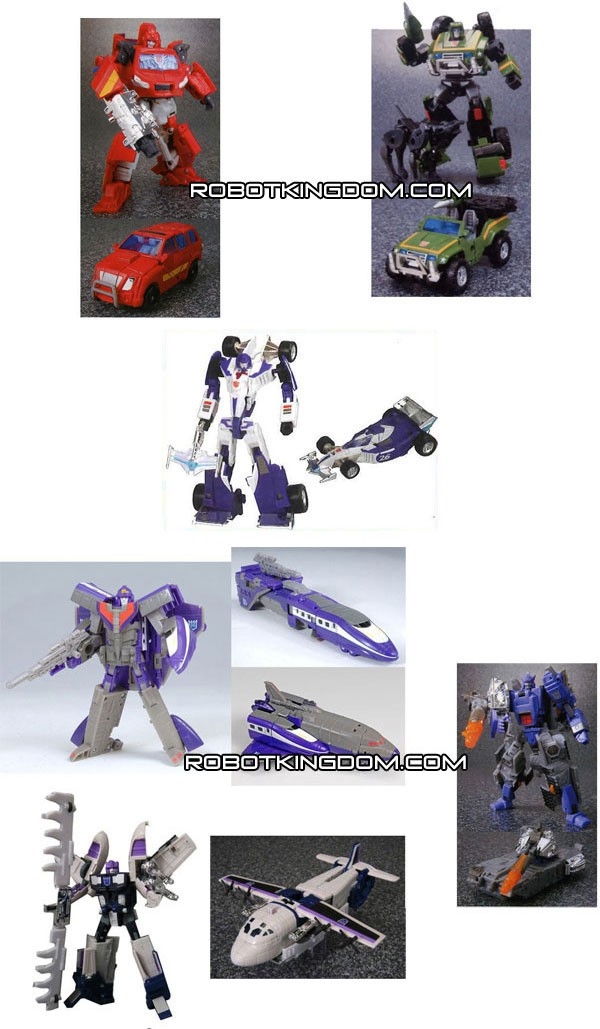 Takara Tomy Henkei New Asia Exclusive  Autobot and Decepticon Three Packs Sets Coming