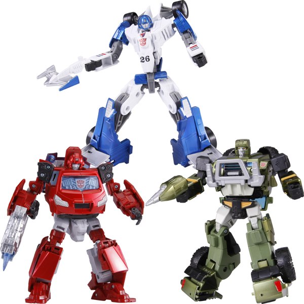 Transformers Henkei Autobot Specialists Mirage, Hound, Ironhide Tech Specs and More Images