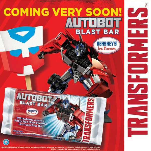 Hershey's Ice Cream Transformers AutoBot Blast Bar Coming Soon!