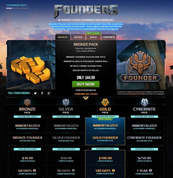 Transformers Universe Founders Initiative - Limited Edition Packs For Sale?!?