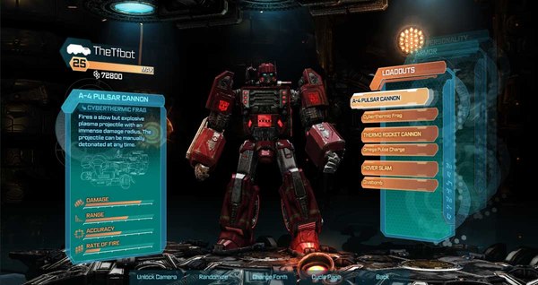 What About Customizable Characters in Transformers Rise of the Dark Spark Game?